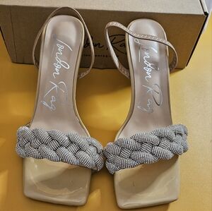 London Rag High Society Diamante Slingback